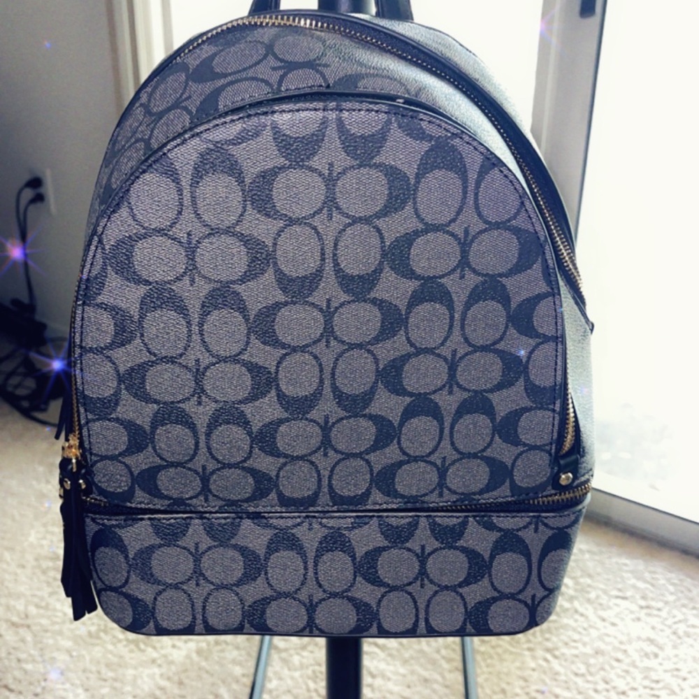 Brand New, Black and Gray Backpack with Wallet